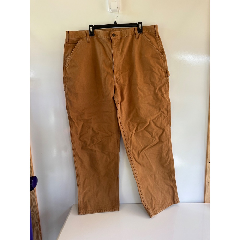 Carhartt B11 BRN Original Dungaree Fit Carpenter Work Pants Brown 42 x 32
